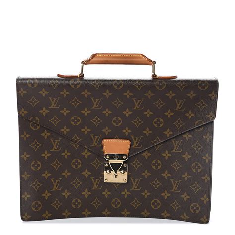 LOUIS VUITTON Monogram Serviette Conseiller Briefcase .